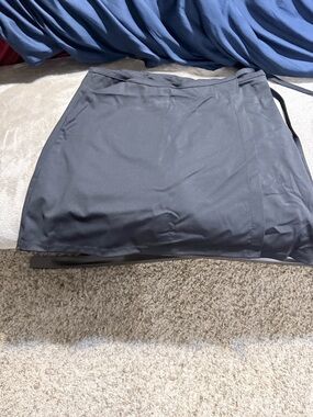 Amazon Black Wrap Skirt